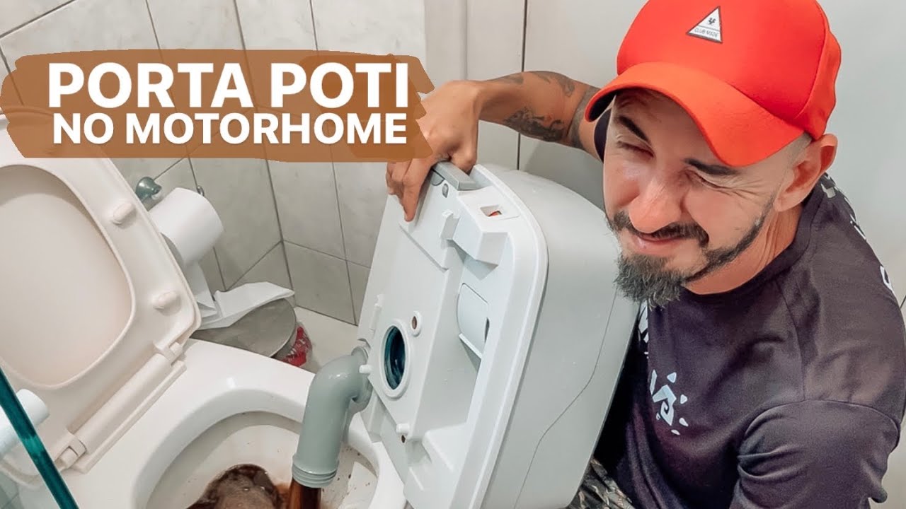 Como funciona o PORTA POTTI vaso sanit&aacute;rio no motorhome | Fam&iacute;lia N&ocirc;made