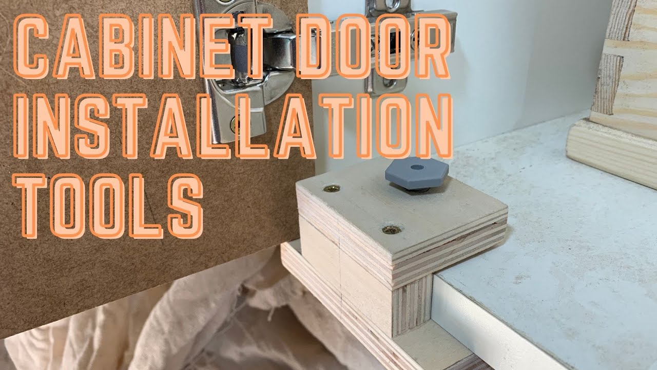 Cabinet door installation jig
