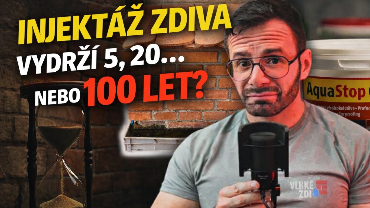 Životnost injektáže zdiva. Vydrží 5, 20... nebo 100 let?