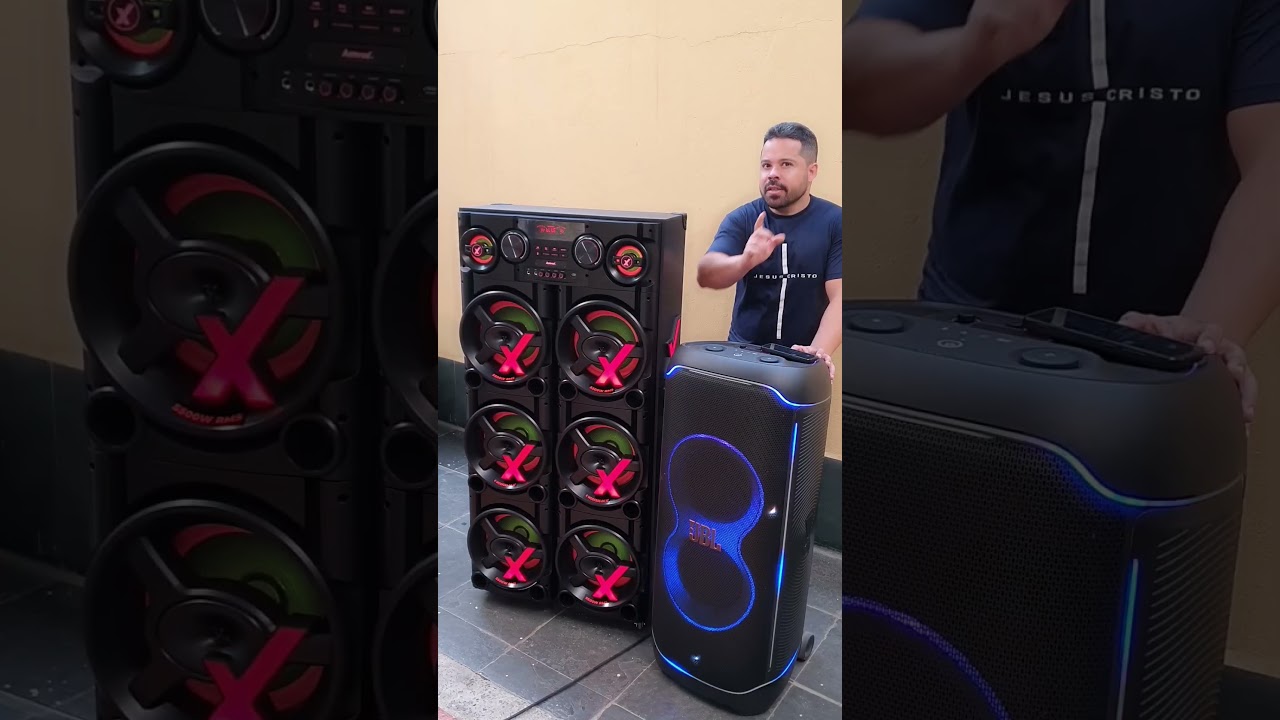 A Amvox ACA 5500 Paredão e a JBL PartyBox Ultimate se enfrentam em um teste que vai estremecer!