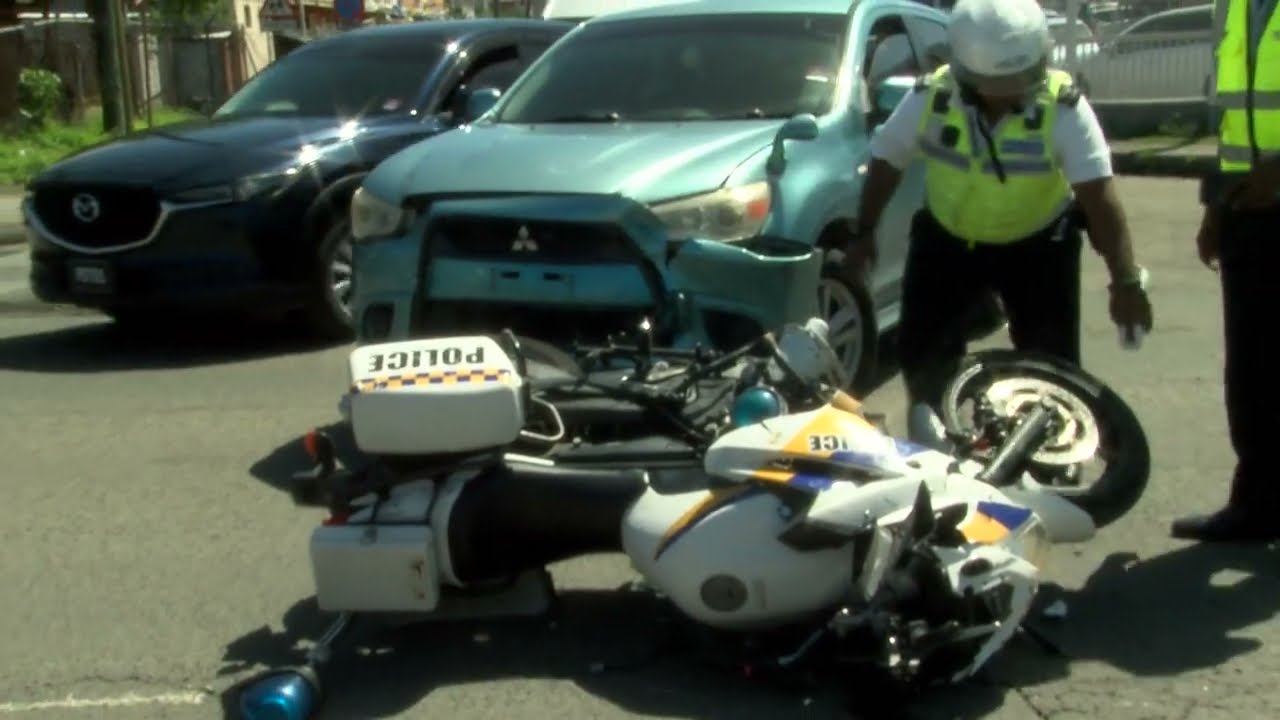 Two Police Officers Injured In Separate Collisions