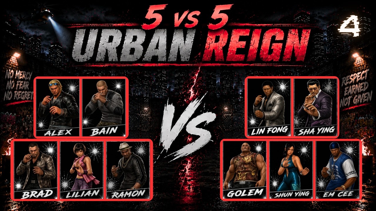 Urban reign | 1 vs 1 (CPU vs CPU) Vol.04
