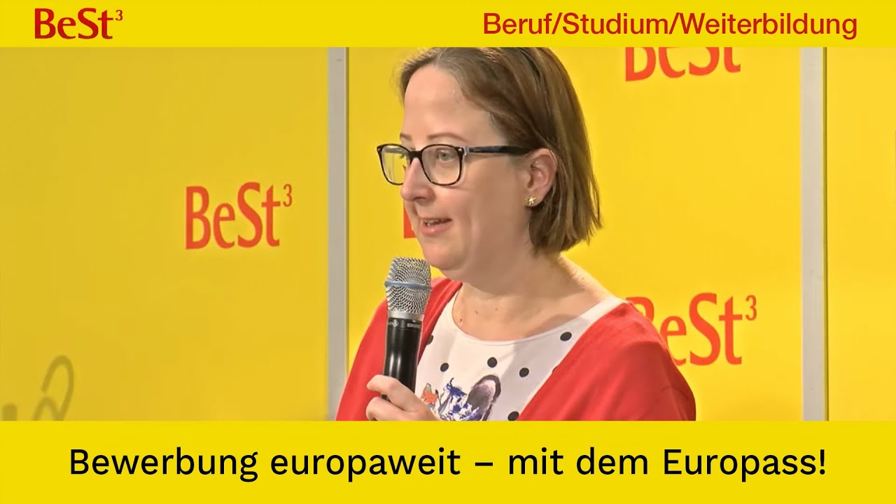 Bewerbung europaweit &ndash; mit dem Europass! | BeSt&sup3; 2022 Wien