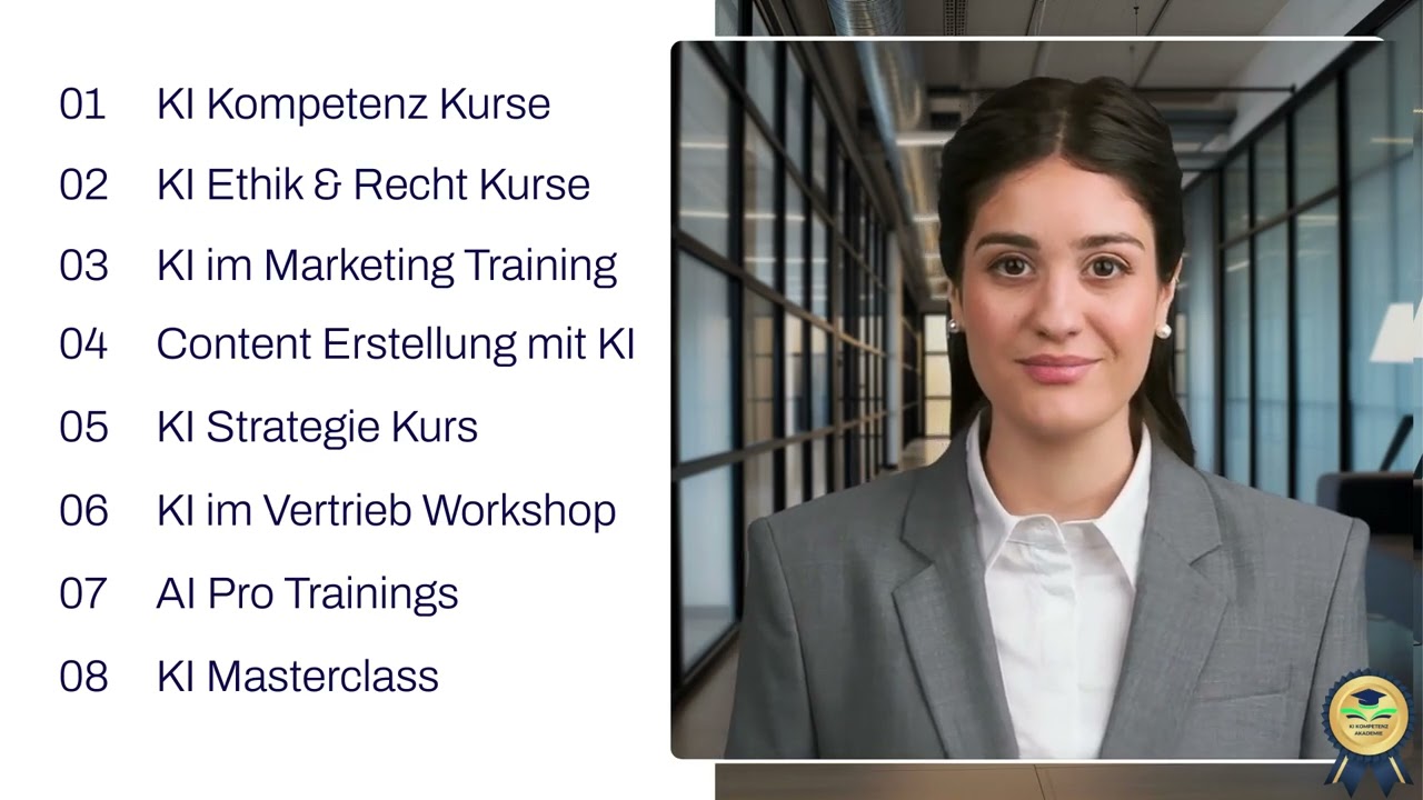 Portfolio der KI Kompetenz Akademie - Empower Your Team with AI  - Join the AI Competence Academy