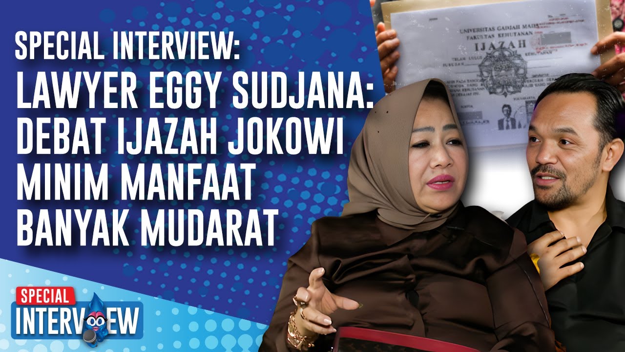 SPECIAL INTERVIEW: Lawyer Eggy Sudjana Kritik Keras Perdebatan Ijazah Jokowi: Ga Patut Dicontohi!!