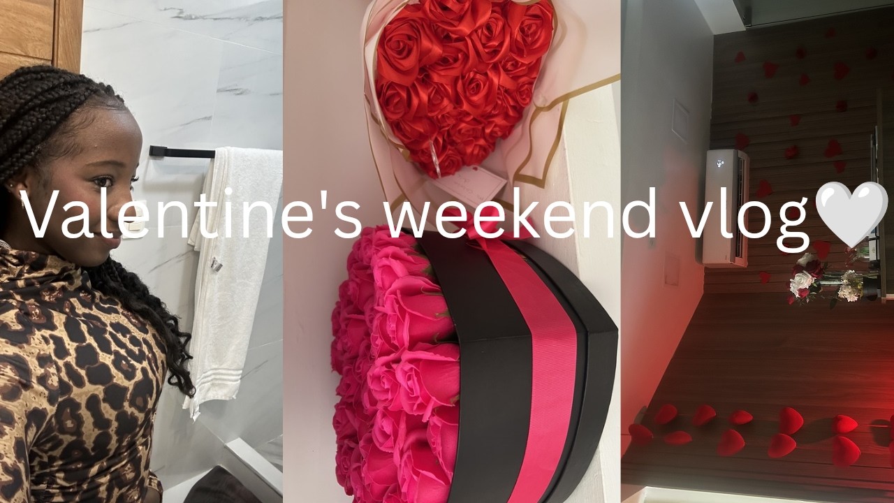 A realistic valentine weekend with me: date night, spa, facial etc...