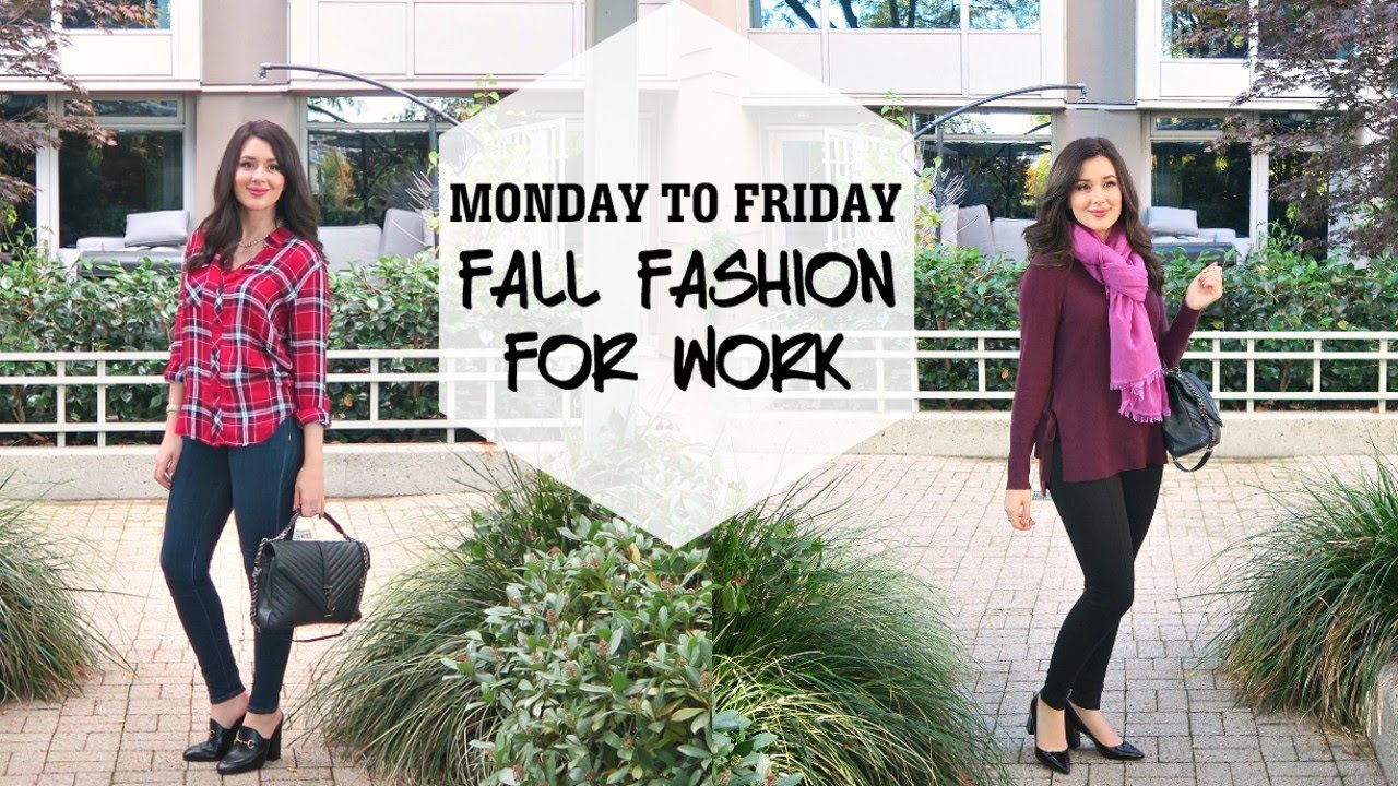 MONDAY TO FRIDAY FALL FASHION | WORK OUTFITS