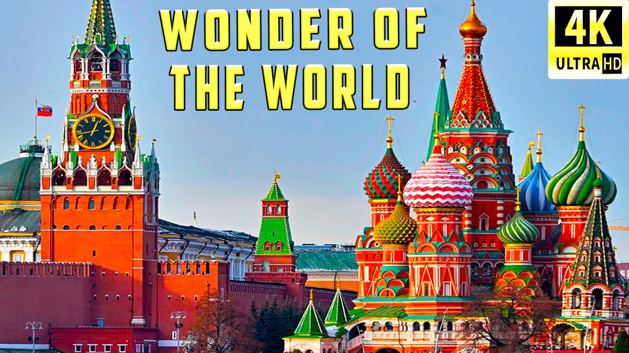 Красная площадь - Москва 4k, Россия - HDR, Пешеходная экскурсия
