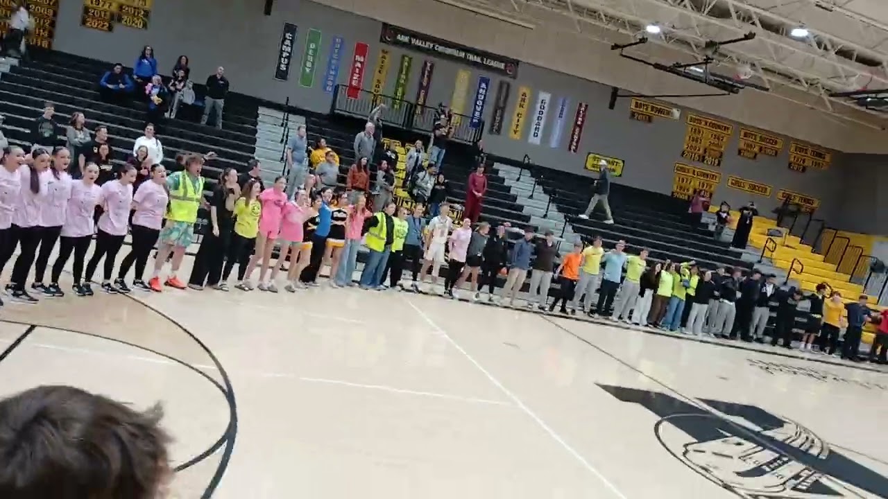 Newton High School alma mater after win over Goddard 