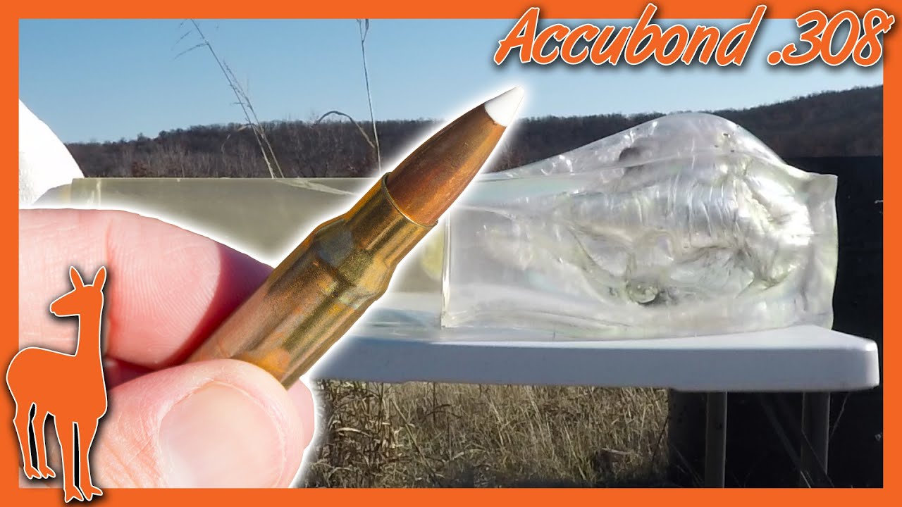 Тест баллистического геля Nosler Accubond 308 Winchester 💥 100 ярдов