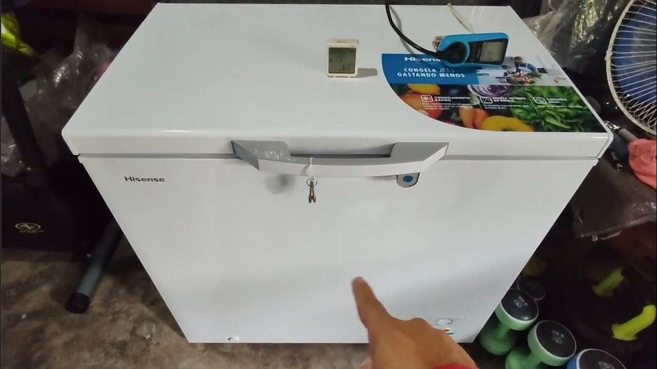 Consumo de luz de congelador Hisense de 7 pies horizontal nivel 3
