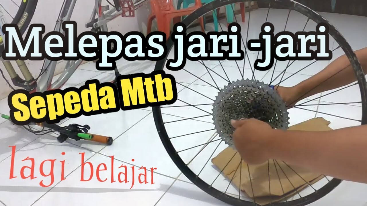 Melepas Jari jari Sepeda Mtb | lagi belajar