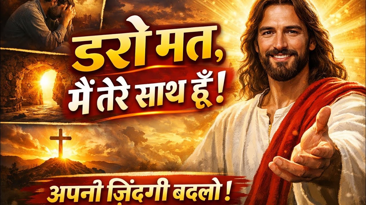 डरो मत,✝️ मैं तेरे साथ हूँ | 🙏यीशु मसीह का शक्तिशाली✝️ वचन | 5 मिनट में बदलेगी ज़िंदगी | 😱❤