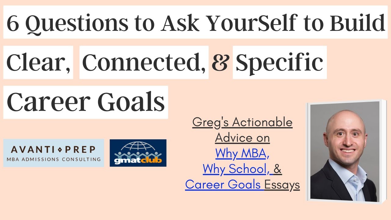 6 Questions to Ask Yourself before Writing Career Goals Essay for your #MBA Application