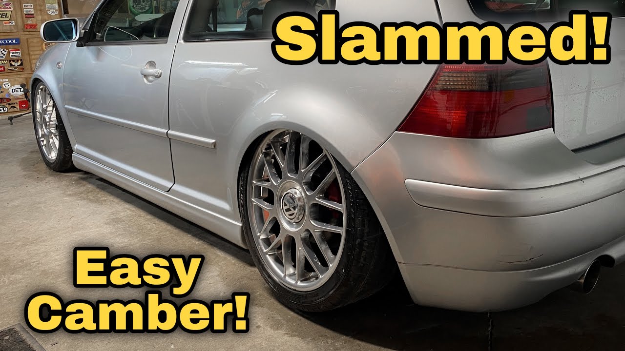 Cambering my Mk4 GTI 337