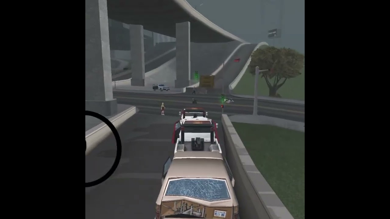 How to drive 3 cars at once in GTA San Andreas #gtasanandreas
