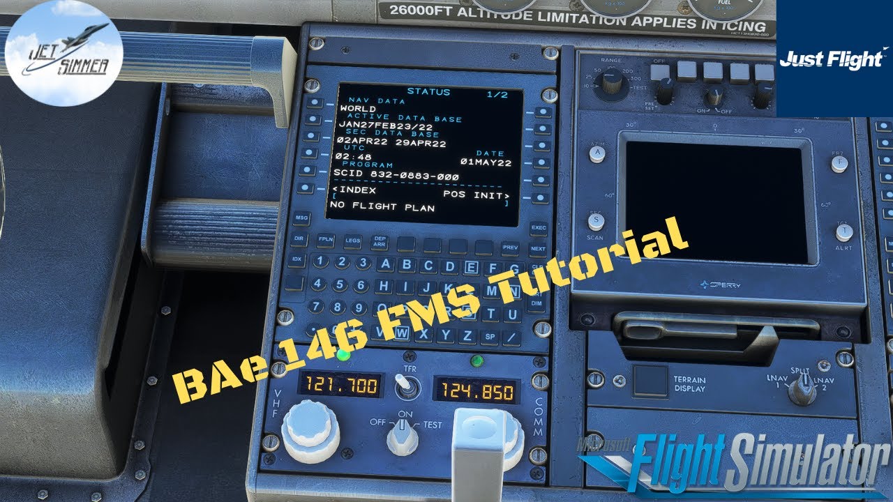 MSFS Justflight BAe 146 FMS Tutorial
