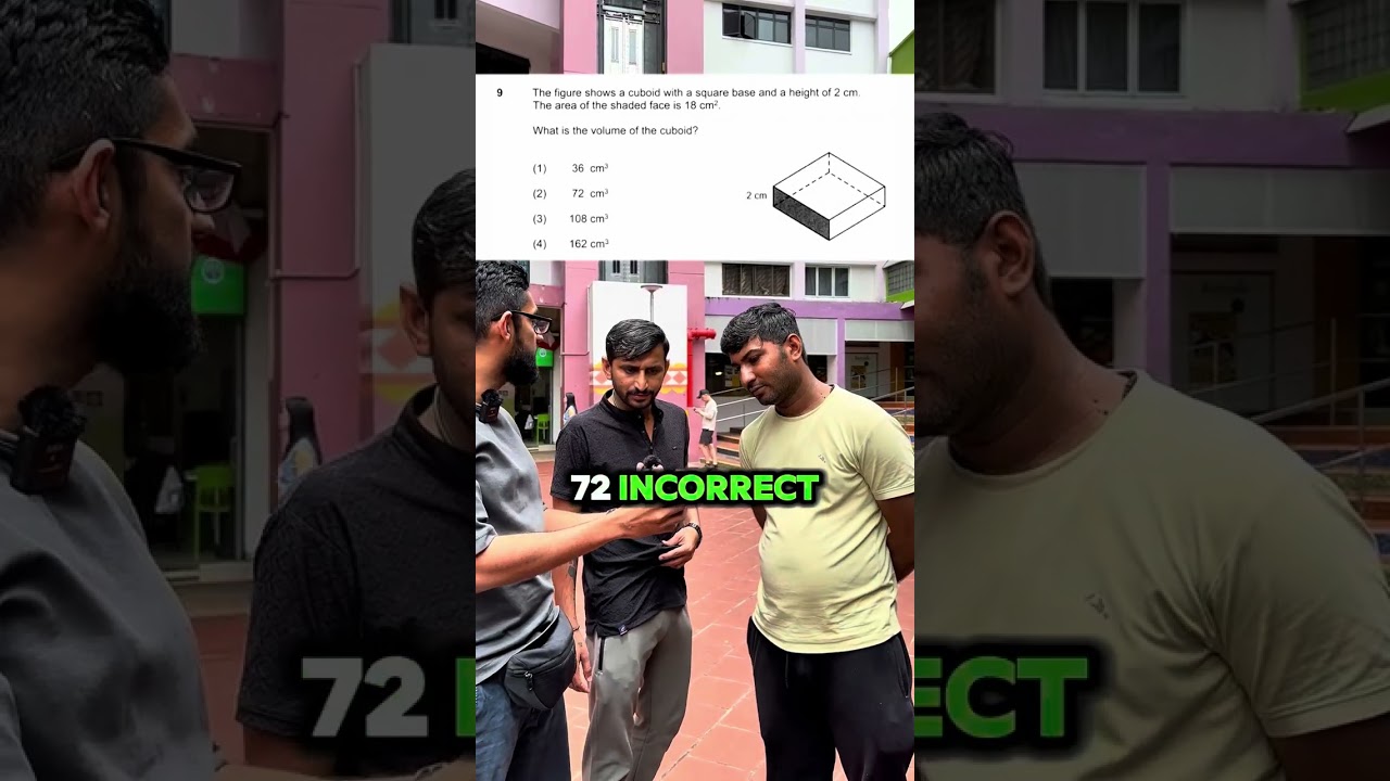 Asking PSLE Questions to Strangers #psle #math #interview