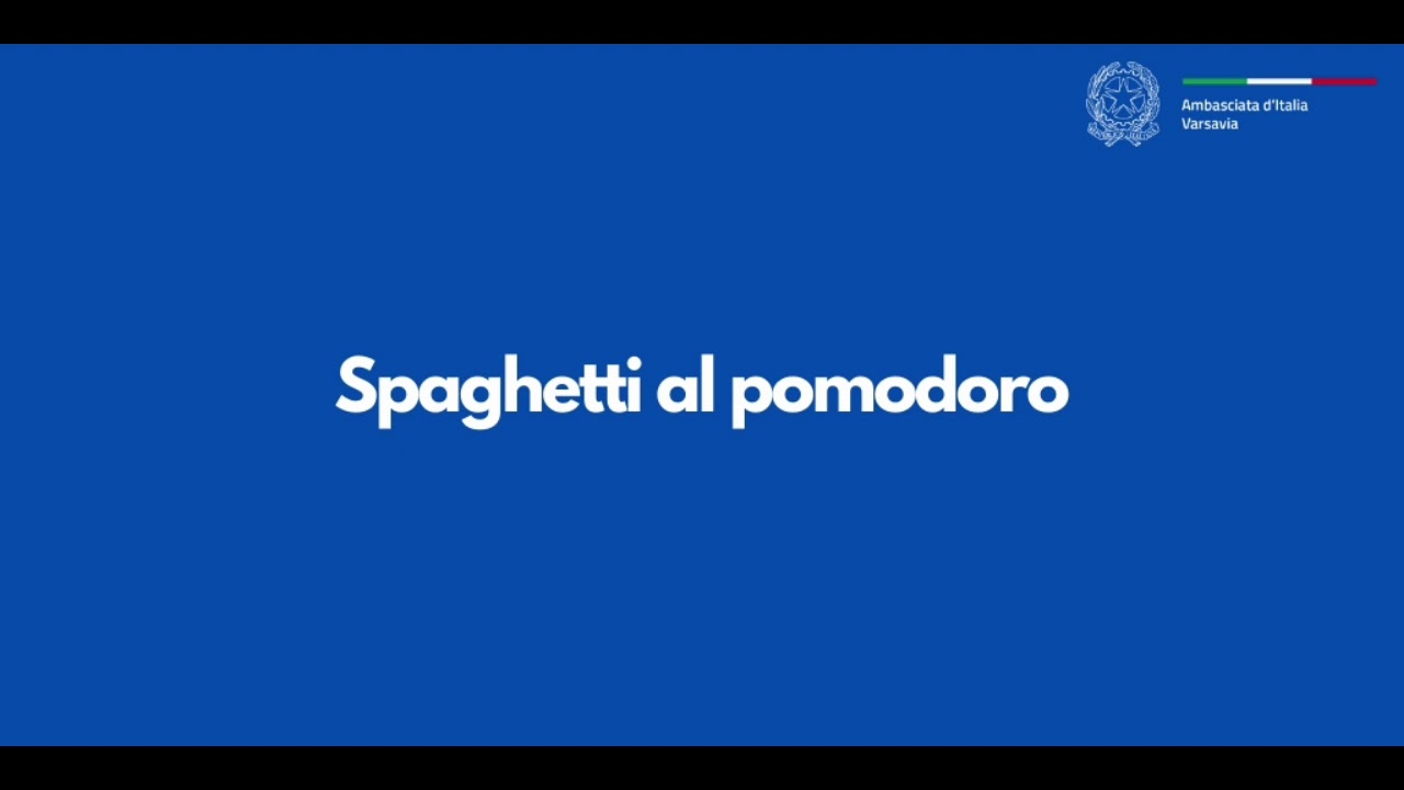 “Zdrowe&Smaczne” - Spaghetti al pomodoro - Margherita Kardás