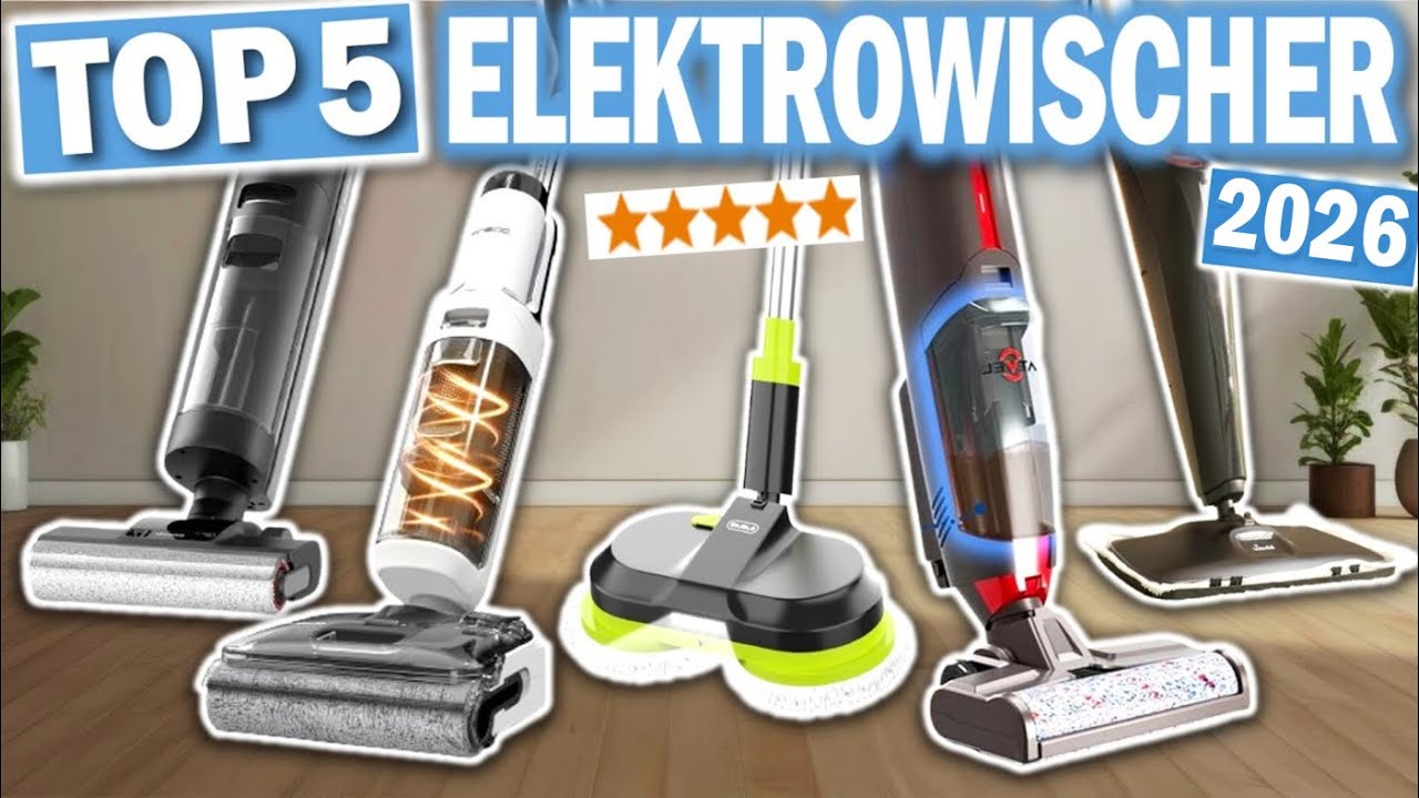 TOP 5 ELEKTRISCHE BODENWISCHER (Testsieger 2026)!! 🔥 | Die besten elektrischen Bodenwischer