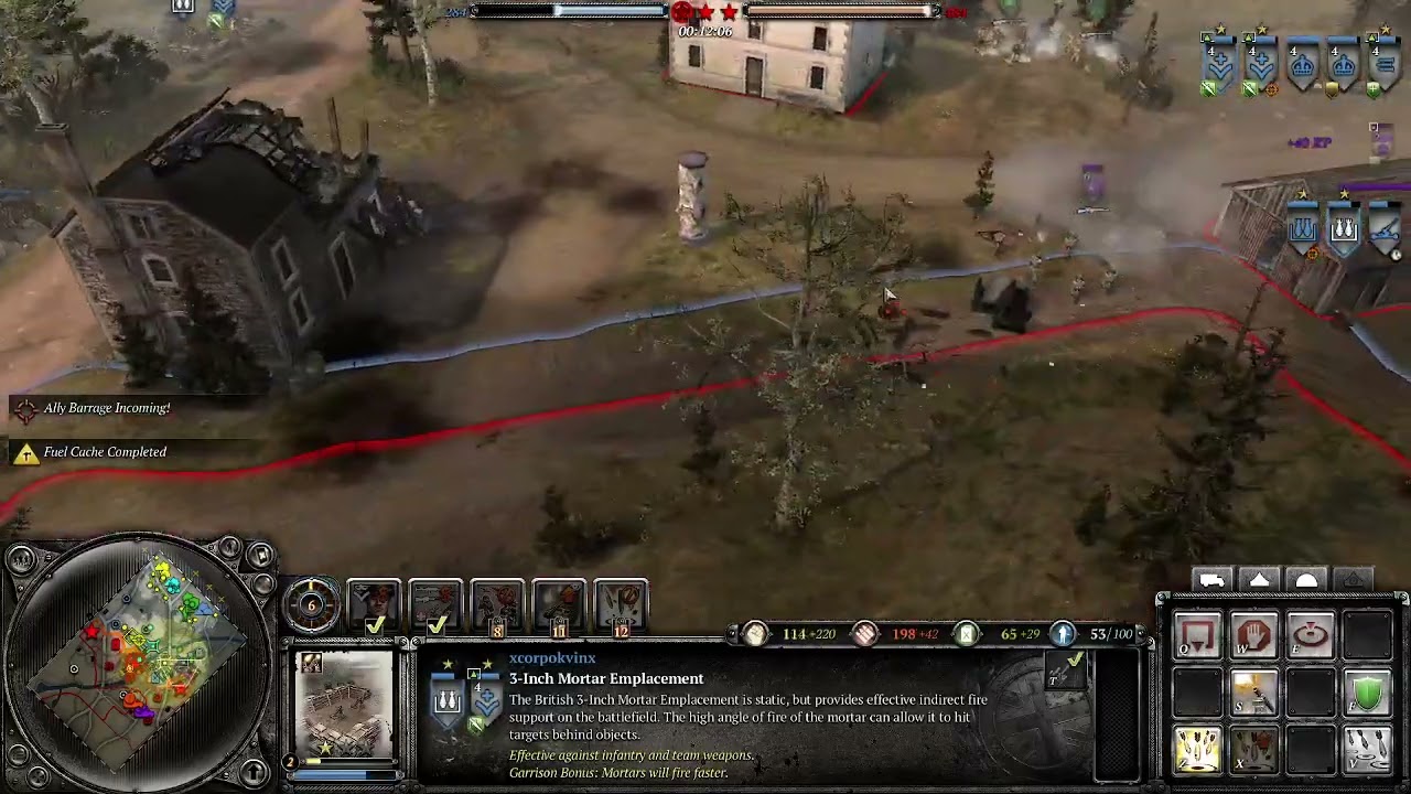 On the road to TOP RANK[4v4]  lvl 10 - lvl 17| Company Of Heroes 2 Axis Ranked Match  321
