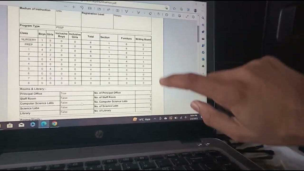 How to do monthly update in pef sis