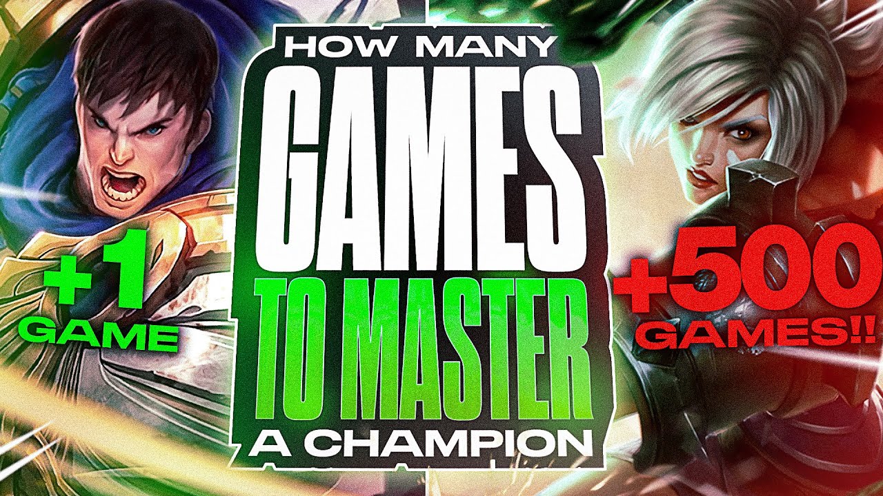 HOW LONG DOES IT TAKE TO MASTER EACH CHAMPION?