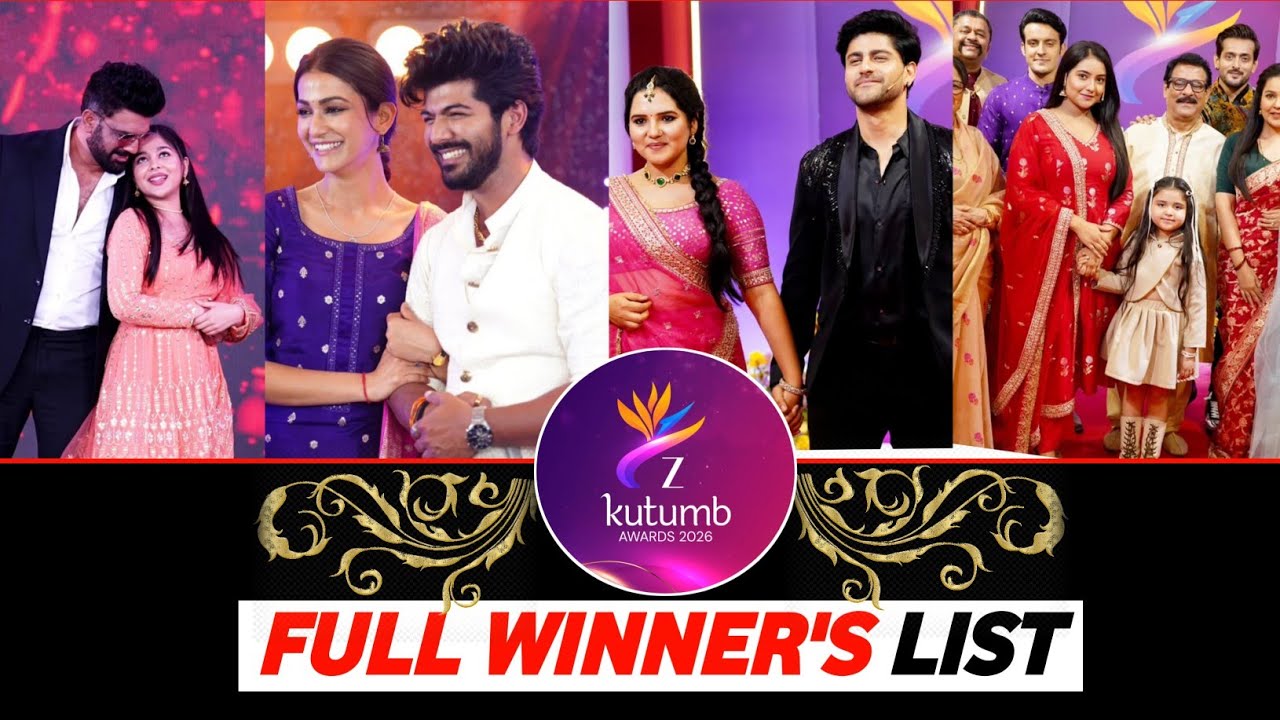 Zee Kutumb Awards 2026 : Full Winners List : Tum Se Tum Tak, Vasudha