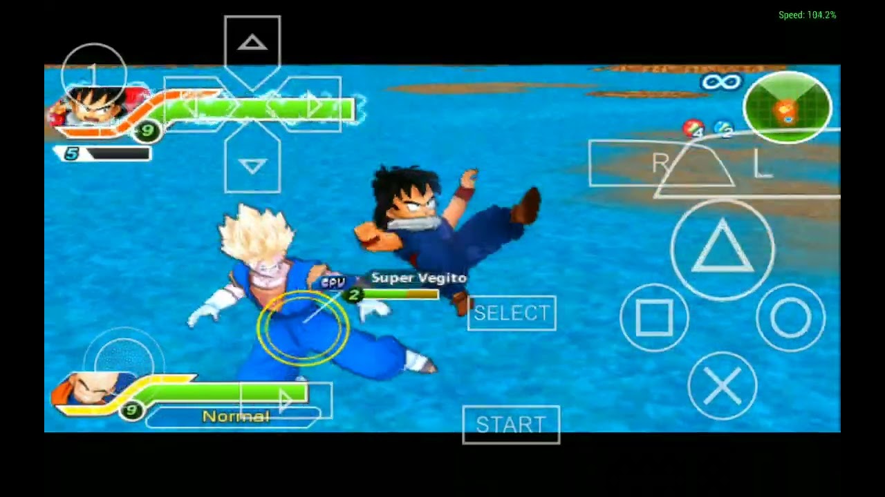 Dragon Ball TTT Kid Gohan & Krillin Vs Vegito & Gogeta