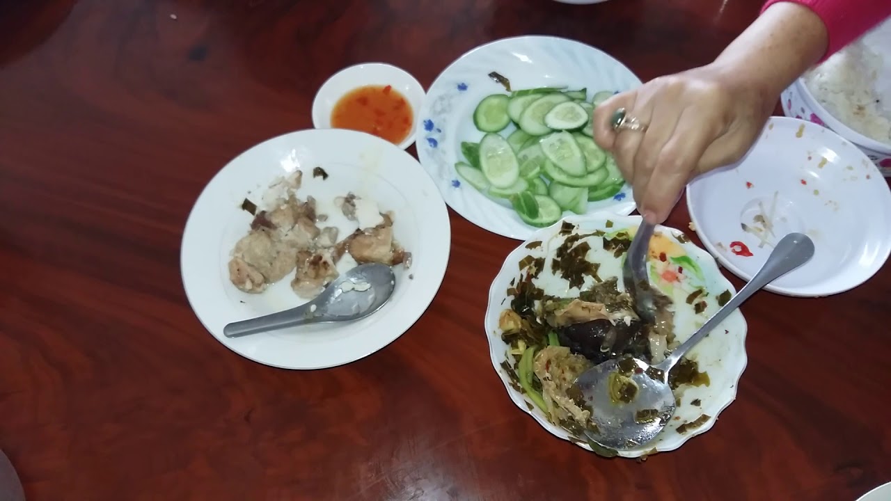 Family Food at Home., Khmer Eating, Asian food video # 758