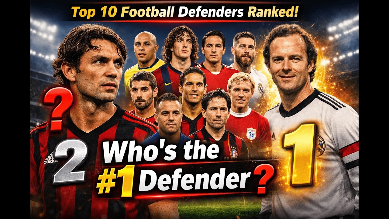 Who’s the #1 Football Defender? Top 10 Greatest Defenders Ranked!