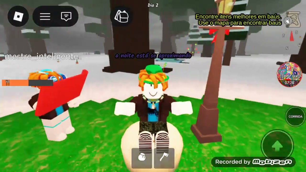 Jogando 99 noites na froresta