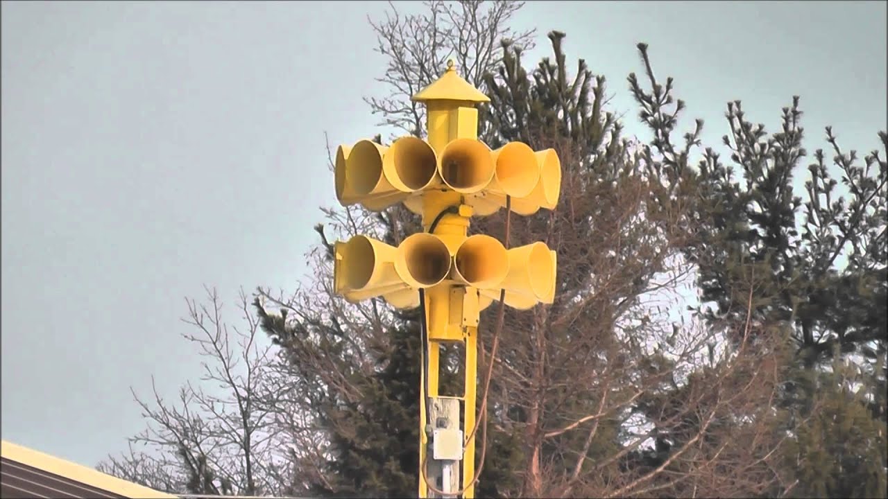 Federal 3T22 Tornado Siren Test Clyde, OH 2/7/15