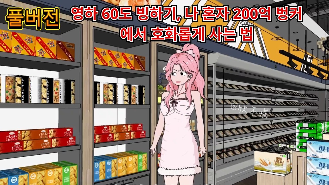 [공포 애니] 영하 60도 빙하기, 나 혼자 200억 벙커에서 호화롭게 사는 법