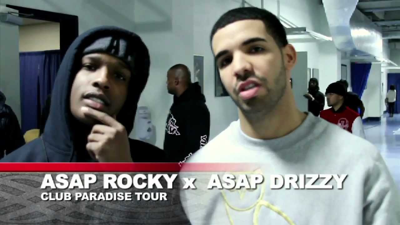 DRAKE & ASAP ROCKY BACKSTAGE OF CLUB PARADISE TOUR @ PENN STATE