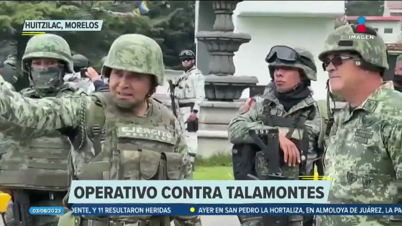 Talamontes y elementos de la GN chocan en Huitzilac tras operativo | Noticias con Francisco Zea