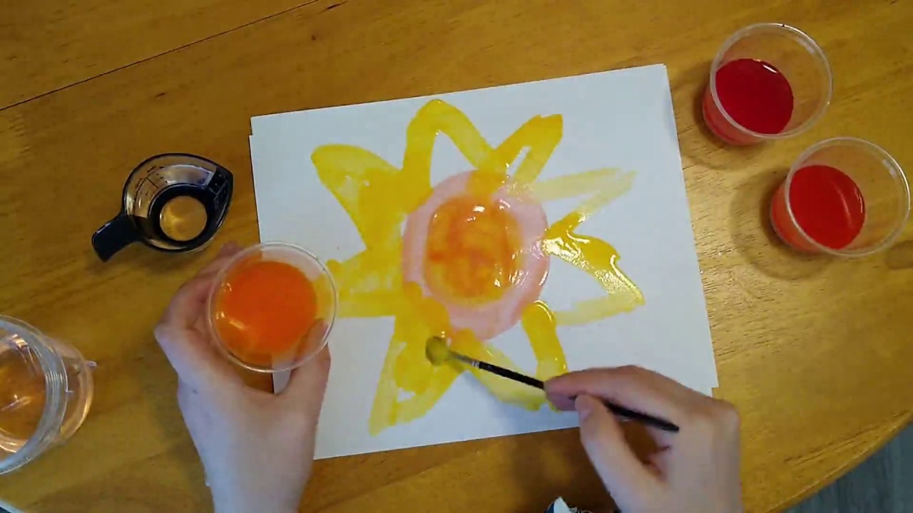 Baking Soda Painting