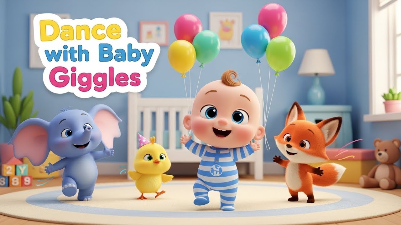 Dance with Baby Giggles 💃👶 | Fun Nursery Rhyme for Babies & Toddlers