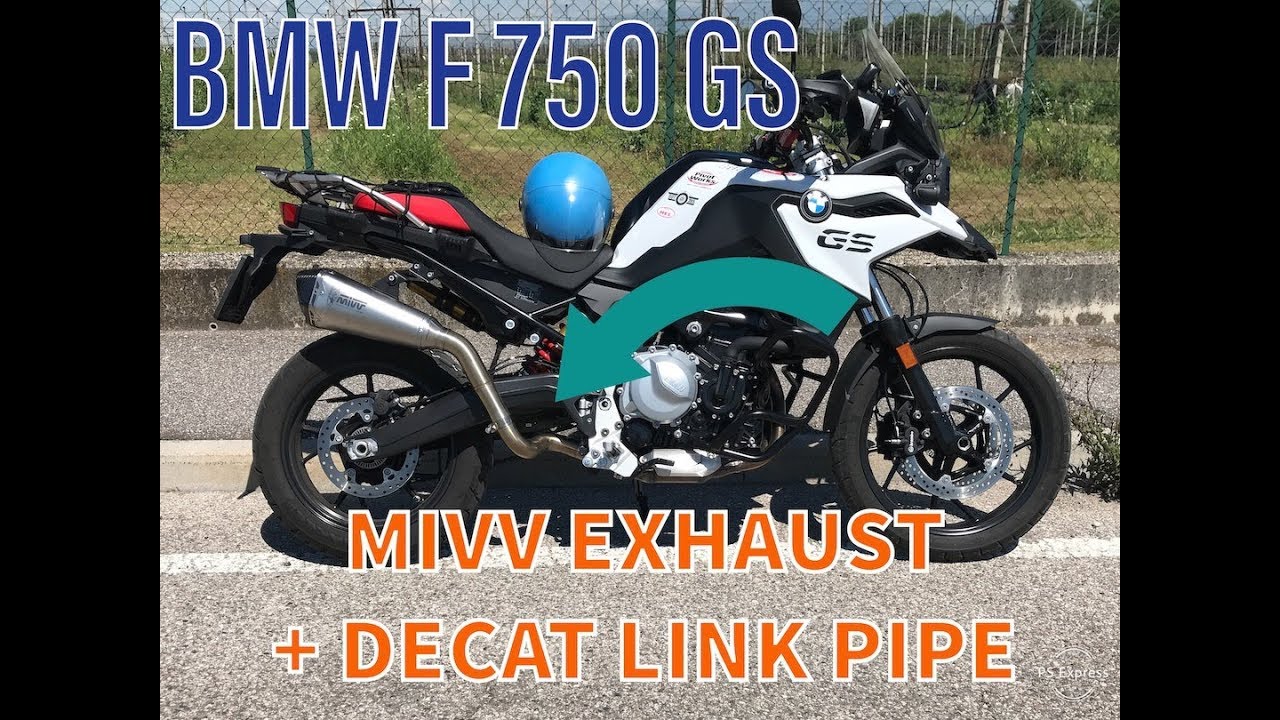 BMW F750GS F850GS MIVV EXHAUST DE-CAT LINK PIPE