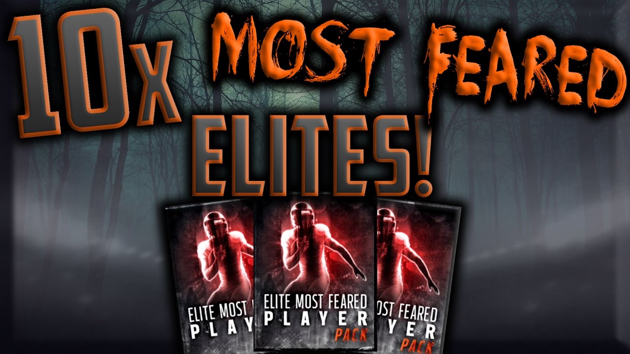 10x MOST FEARED ELITE PACKS! Madden Mobile 17