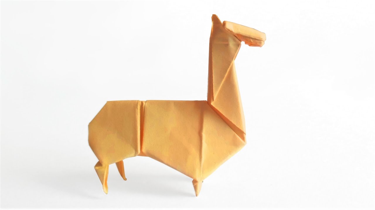 Comment faire un LAMA en ORIGAMI