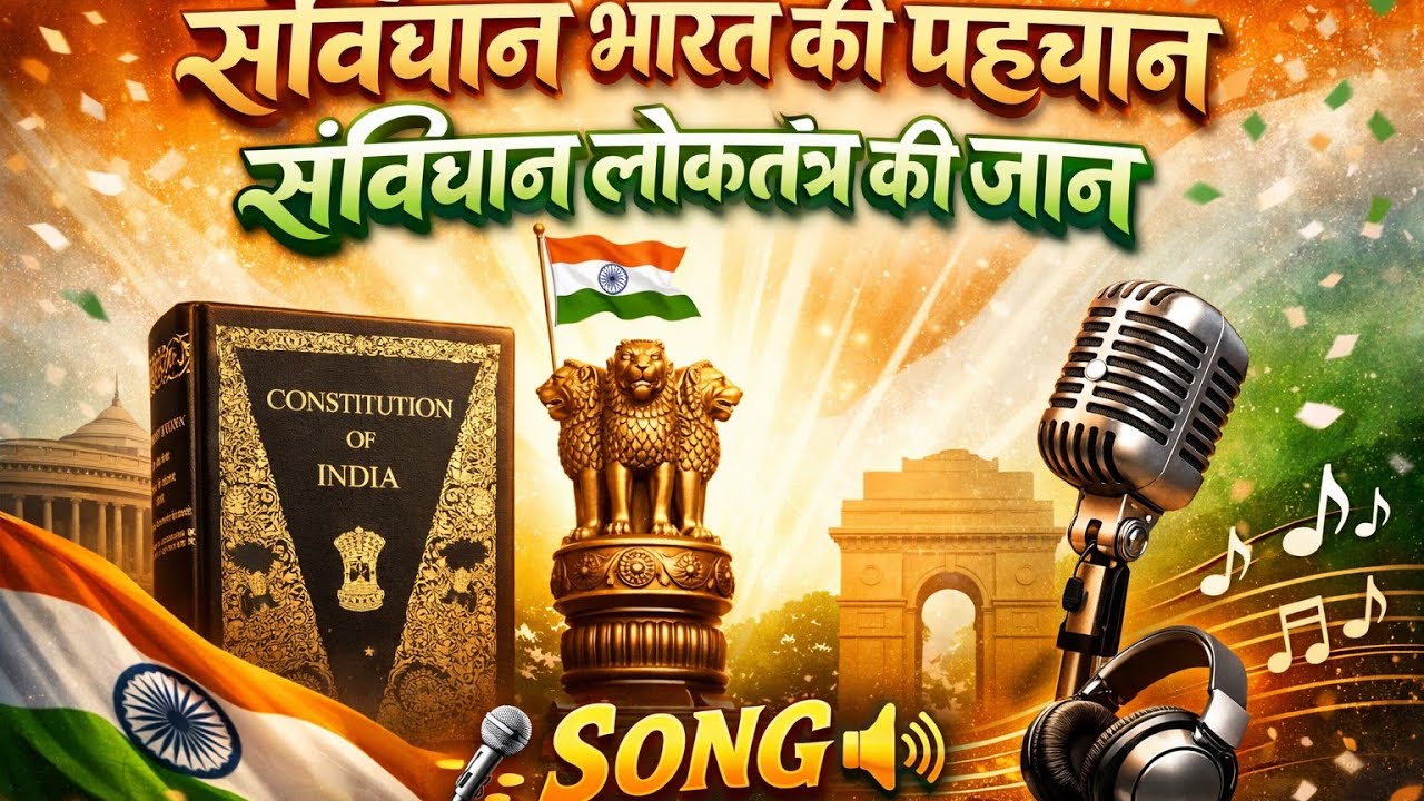 संविधान song🔊 सुने एक 😘नए अंदाज में। #संविधान song #polity Song #yt video #viral 