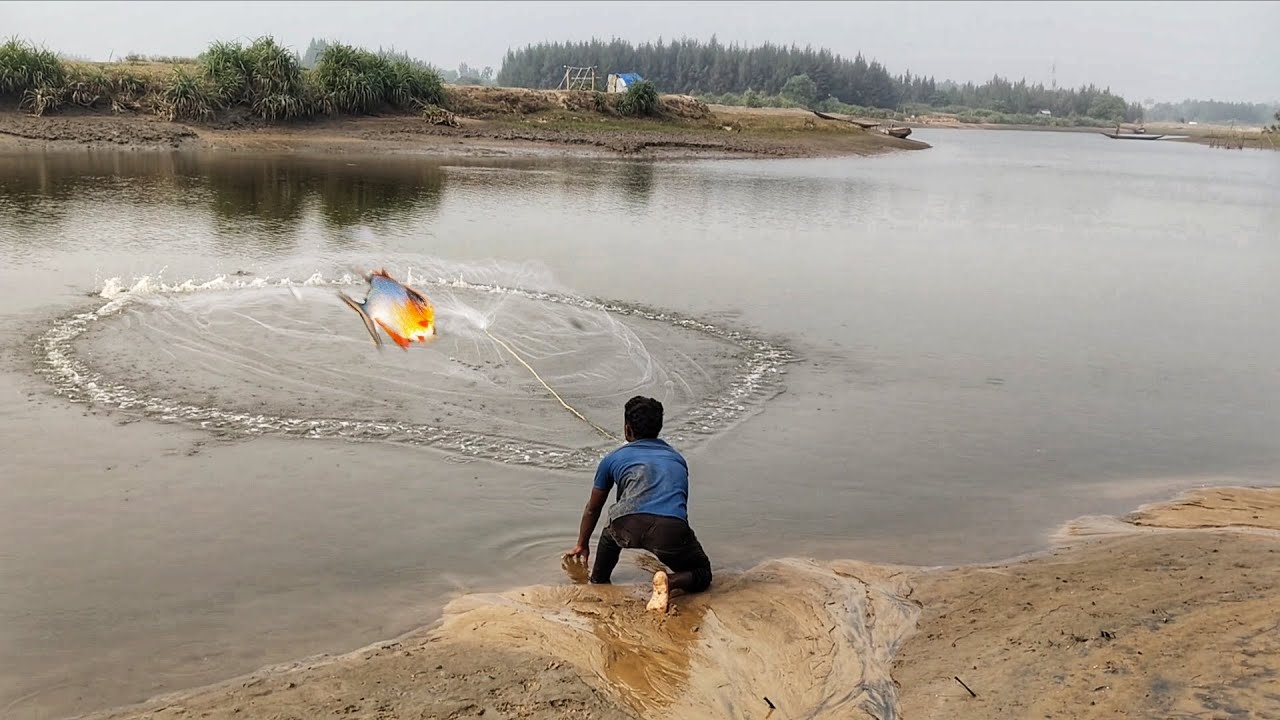 Beat amazing 😍 Chandan fishing net viral video 🐠😱