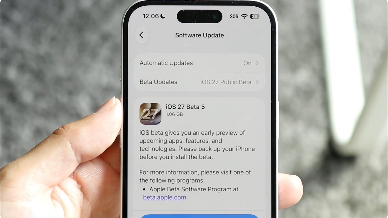 У iOS 27 Public Beta 5 есть проблемы!
