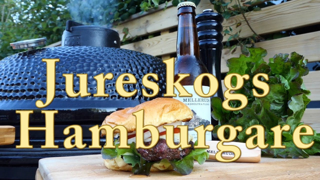 Gör Jureskogs hamburgare på Kamado Sumo