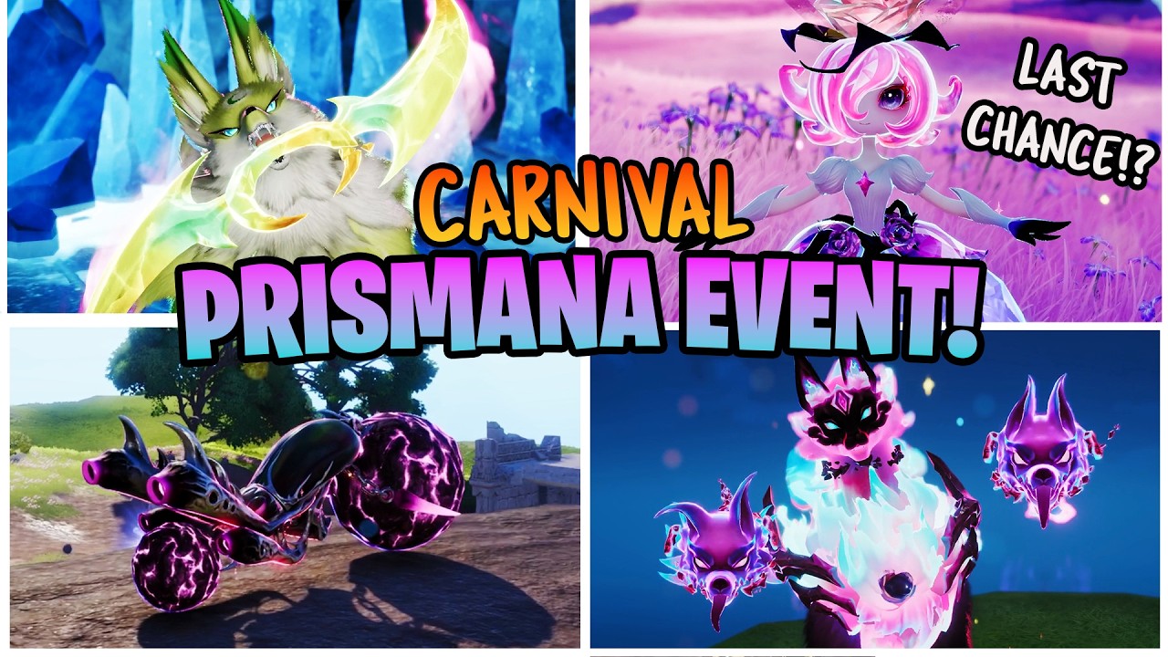 Prismana Carnival is HERE! Get Sparkling Glynsera, Melloblum, Inferlupa + Waleetle! ✨Guide! | Aniimo