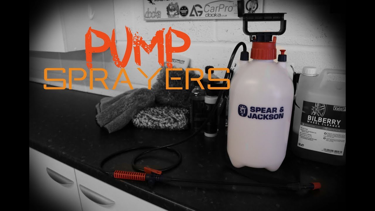 Pump Action Pressure Sprayer - Detailing essentials