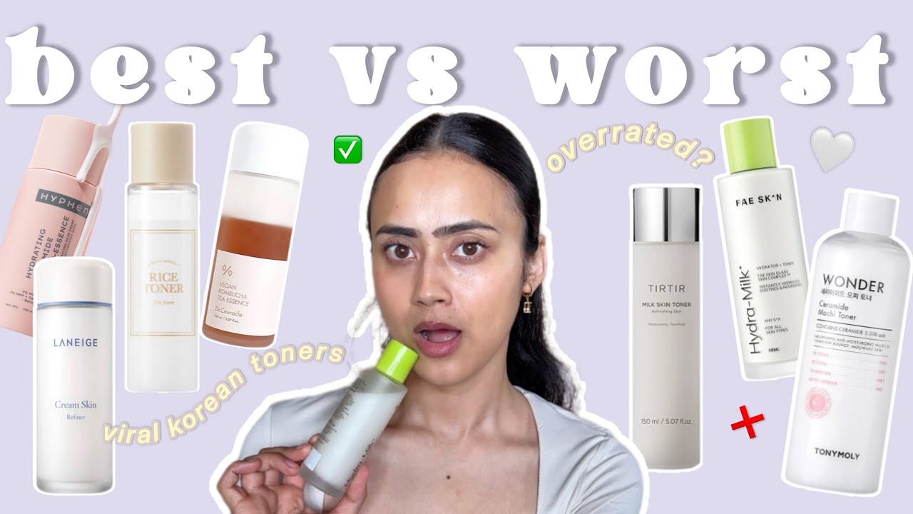 *RANKING* all my MILKY TONERS ♡ Reviewing overhyped korean toners: these are not worth your💰