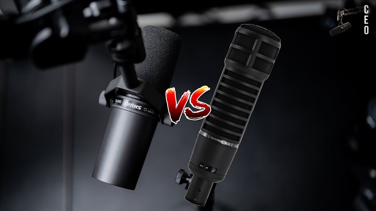 Mejor Micrófono para Podcast / Shure SM7B vs Electro-Voice RE20