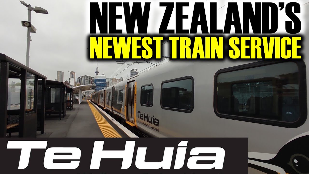 🇳🇿 Te Huia Train - New Zealand's NEWEST Rail Service